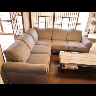 フクラのソファセット張替えしました。