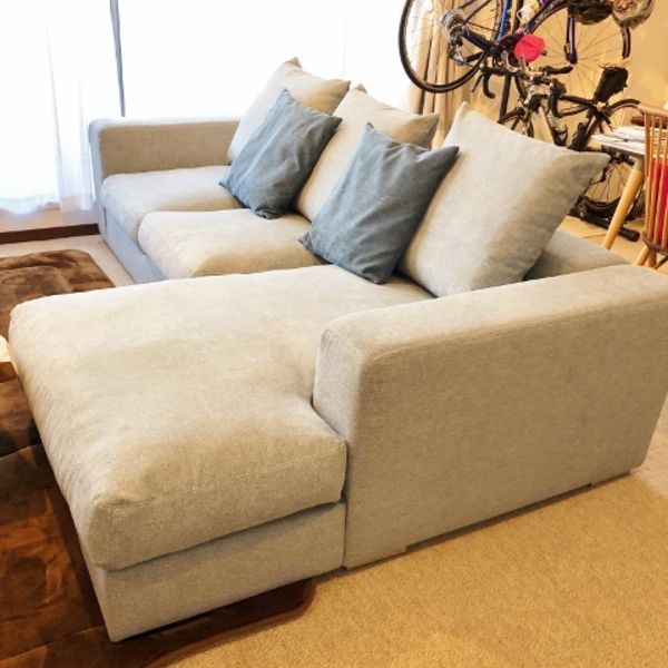 ボーコンセプトのカウチソファセットを張替ました。