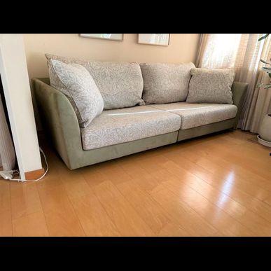 アルフレックスa-sofa 4 seaterを張替え致しました。