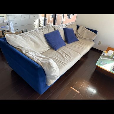 アルフレックスのa-sofa 4 seater張替えました。