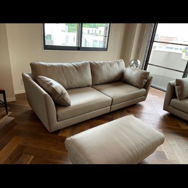 アルフレックス社のソファ、a-sofa,sona,張替えます