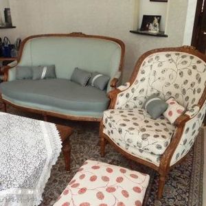 ドレクセルのソファ張替致します。